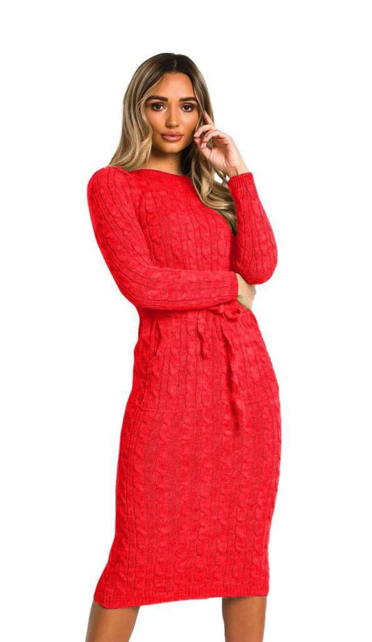 Ladies women cable knit rop