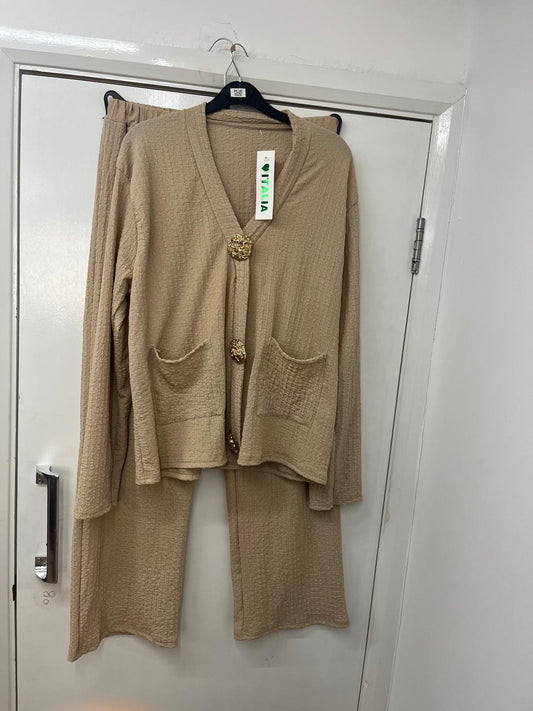 Wide Flared Leggings Trouser Loungewear Suit